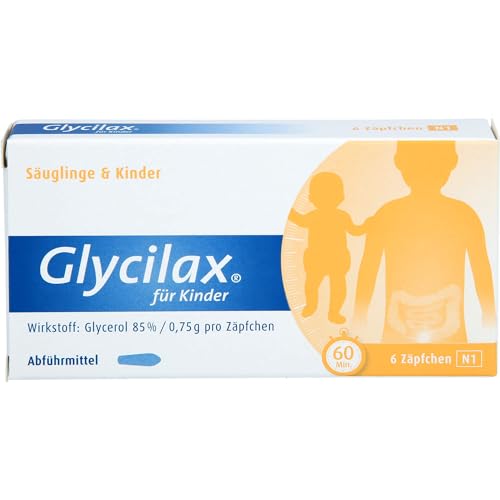Glycilax für Kinder Zäpfchen, 6 St.