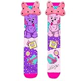 MITUN SEMI Big Bow 3D Cute Girls' Socks Fashion girl socks Knee length Socks Novelty Fun Plush Shark Sewing