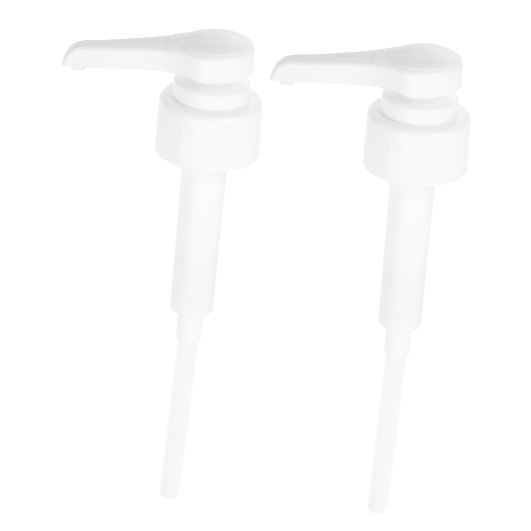 Ipetboom 2Pcs Syrup Dispensing Pump Head Replacement Bottle Pump for Quantitative Liquid Dispensing Restaurants Cafes Durable Easy to Use