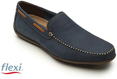 Zapato Mocasín Flexi para Hombre con Hebilla Frontal Estilo 90712 Negro |  Flexi Tienda Oficial en Línea
