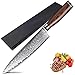Damasco chef cuchillo 8 pulgadas 67 capas japonés damasco acero inoxidable VG-10 Cuchillo de cocina damasco cuchillo de cocina pakka mango NUEVO