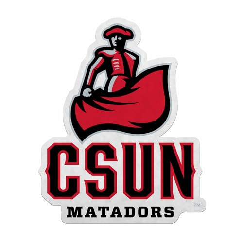 Rico Industries NCAA Cal State Northridge Matadors Shape Cut Pennant - Home and Living Room Décor - Soft Felt EZ to Hang