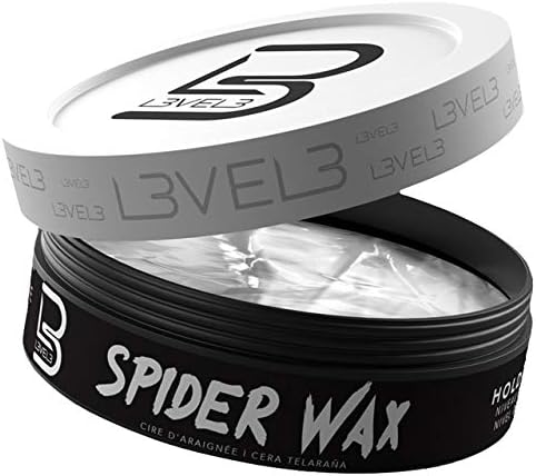 L3 Level 3 Spider Hair Wax for Men, Strong Hold, Volume and Texture, 150 ml