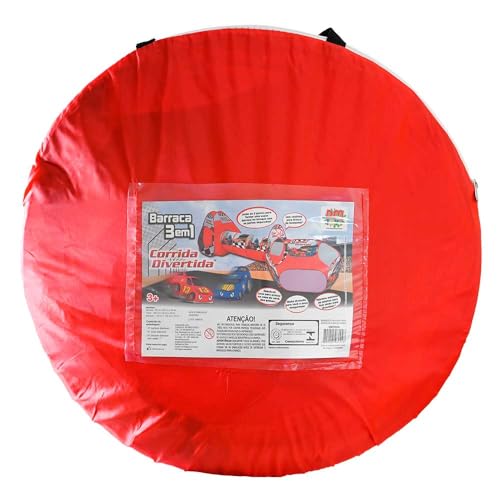 Barraca Infantil 3 em 1 Corrida Divertida, DM Toys