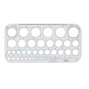Staedtler Mars 576 01 F Cirkelsjabloon, transparant