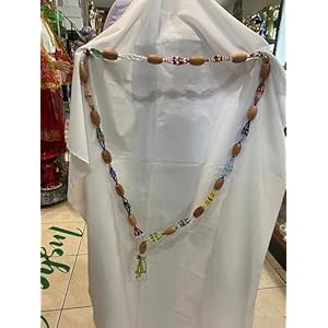 COLLAR DE OGBEYONO GRANDE CON SIGNOS, COLLAR PARA EL CUCHILLO