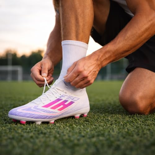 Image of Anza F5O Flexible & Light Weight Semi Ankle Football Boot for Men & Women, Multi-Purpose Durable Football Stud
