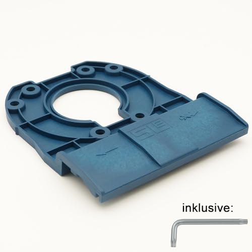 Profi Führungsschienenadapter für Bosch GKF 18V-8 für Makita/Bosch/Festool/Mafell Führungsschiene Oberfräse Kantenfräse Adapter