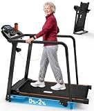 Redliro Treadmill for Seniors with Long Handrails-0–2% Incline
