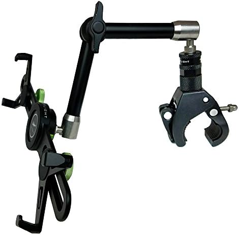 MYGOFLIGHT Flex Yoke Articulated Arm Sport Mount and Universal Cradle Kit for Any 7”-11” iPad Mini Air Pro Android Tablet PC Airplane Car RV Truck Boat Steering Wheel Dash Mounting