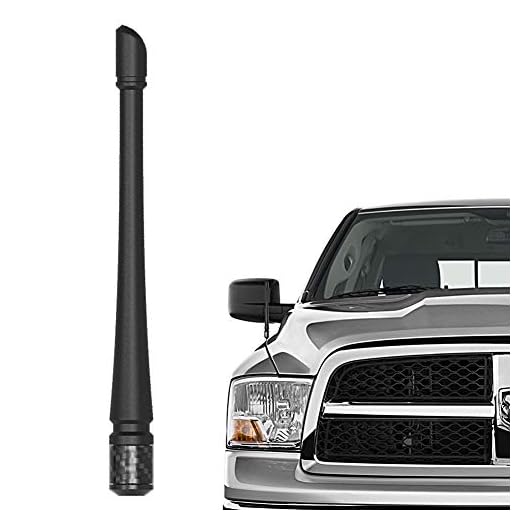 Rydonair Antenna Compatible with 2012-2023 Dodge Ram 1500 | 7 inches Rubber Antenna Replacement | Designed for Optimized FM/AM Reception