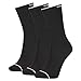 Produktbild Calvin Klein Socks Womens Athleisure Women's Crew (3 Pack) Socks, Black, ONE SIZE