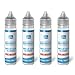 Price comparison product image Handsafe - 4 x 60ml Hand Sanitiser Liquid Multipack, Kills 99.9%+ of Bacteria & Viruses, 70% Alcohol Based, Medical Grade, Anti Bacterial Fast Acting Formula