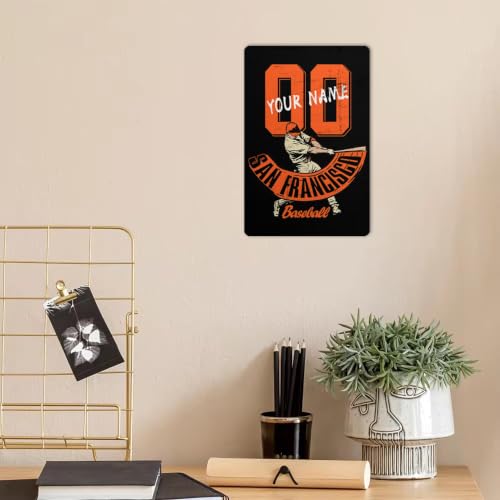 Image of ANTKING San Francisco Metal Sign Custom Sign Decor for Men Youth Boy Gifts