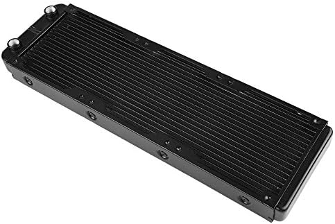 ASHATA Water Cooling Radiator,120mm/360mm 18 Tubes Thread Water Cooler Radiator for PC Computer Water Cooling(360mm)