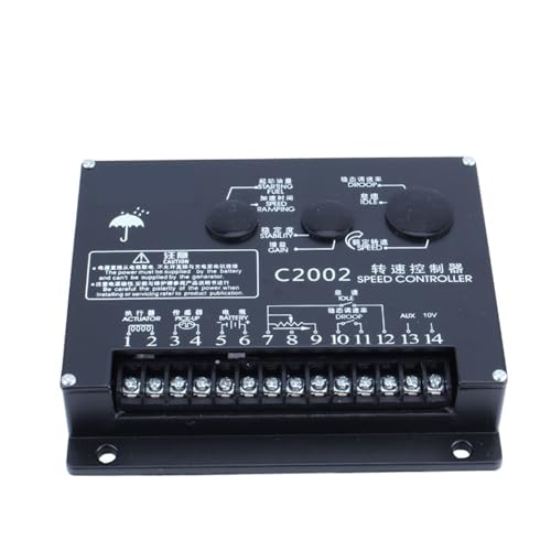 Controlador de velocidad C2002 para motor DC de generador panel inteligente de control 4