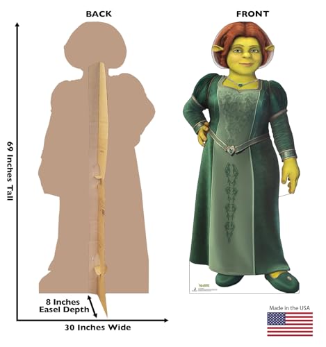Image of Cardboard People Fiona Ogre Life Size Cardboard Cutout Standup - Shrek (2001 Film)