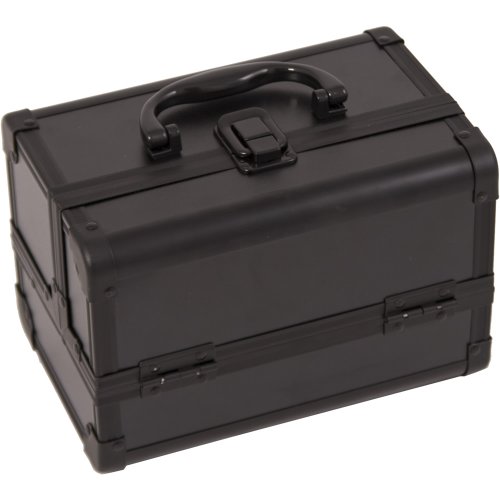 JustCase M1001 Small Makeup Case (All Black)