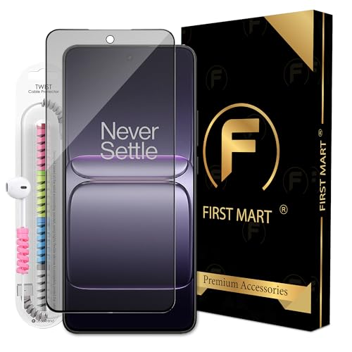 Image of FIRST MART Matte Gaming Tempered Glass for OnePlus Nord CE 5 5G (6.77 Inch) Edge to Edge Coverage, Cable Protector and Easy Installation kit| Matte