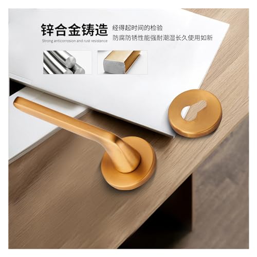 Serrure de Porte Chambre Poignée Facile à Installer Sans Bricolage Complexe - 5