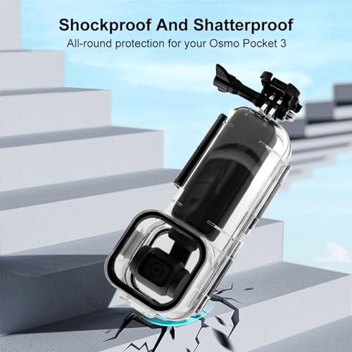 Boîtier étanche 45m DJI Osmo Pocket 3 en polycarbonate transparent - 7