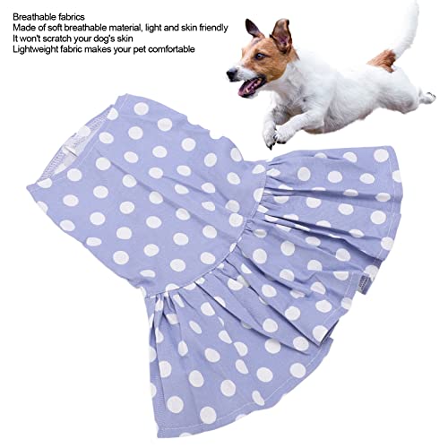 WinmetEuro Saia para cachorro, lindo vestido de cachorro de algodão respirável confortável para meni
