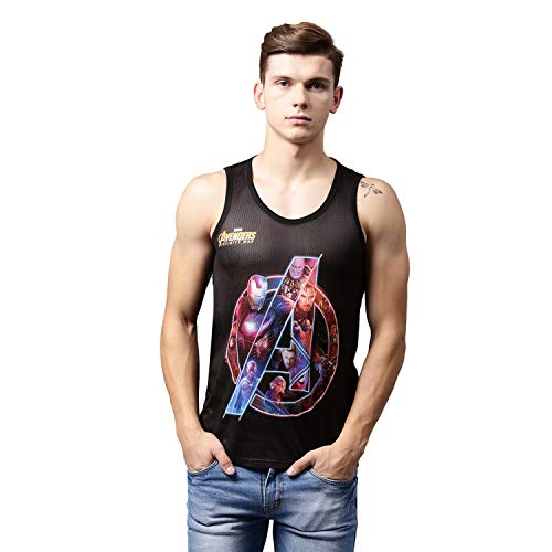 Image of Marvel Avengers by Wear Your Mind Men's Printed Regular Fit Vest