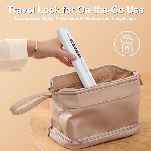 Plancha de Pelo Mini Inalámbrica y Con Cable Dual Leeko miniatura 5