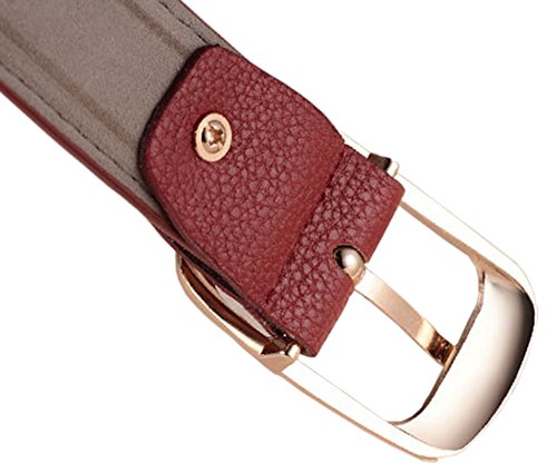 Women's Solid Alloy Buckle Jeans Belt Ladies Pants Waist Belts4