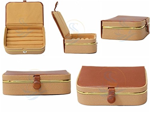 NEYSA Red Earrings Jewellery Box for Women (3 x 4.5 x 1.5 Inch)