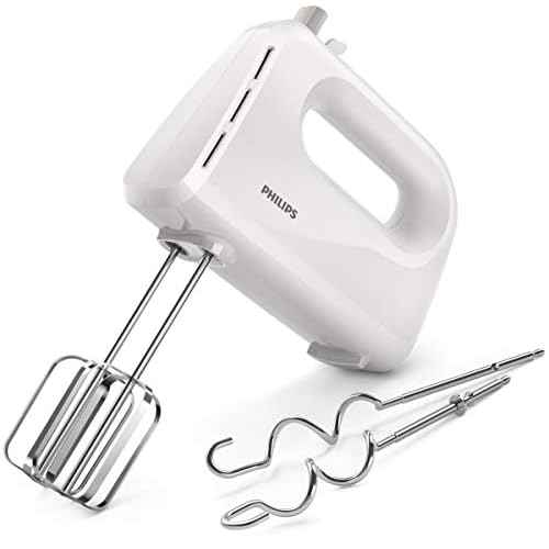Philips Cucina HR3705/00 Sbattitore Elletrico, Collezione Daily Bianco, 300 W