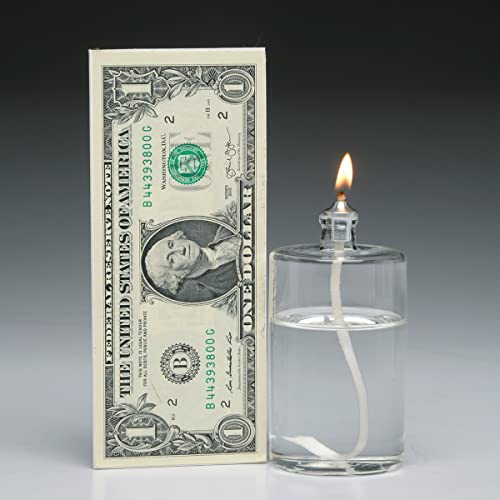 Firefly 5-Ounce Refillable Glass Liquid Candle - Votive Size Emergency Candles - Replacement For Liquid Paraffin Disposable Fuel Cells #TOP2