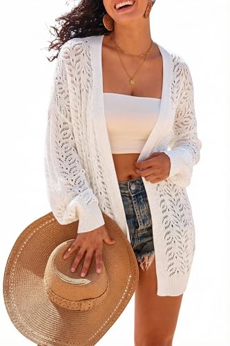 Arach&Cloz 2026 Spring Y2k Womens Long Cover Ups Linen Blend