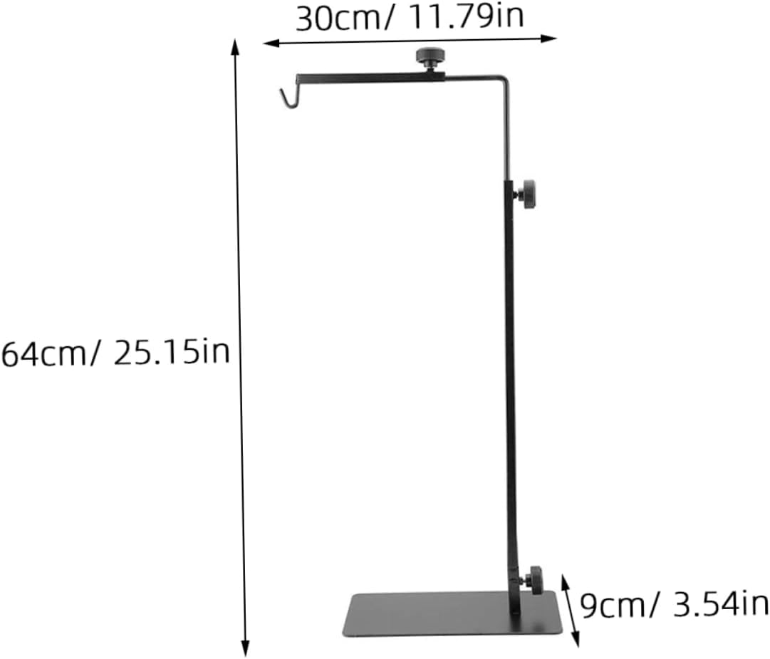 BESPORTBLE Adjustable Plant Lamp Stand for Reptile Tanks Durable Metal Light Rack for Heating Lamps for Bearded Dragons Turtles and Other Reptile Pets Easy to Install