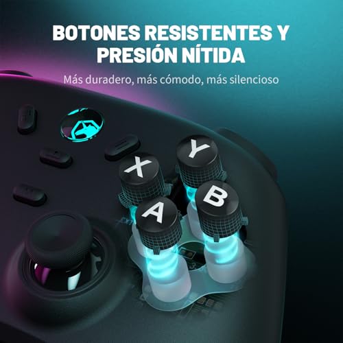 Variante de ECHTPower mando para pc inalámbrico 3 modos Hall 800mAh RGB