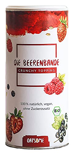 Oatsome - Beerenbande - Crunchy Toppings - Bio? Logisch! - Extra Crunchy - Ohne Zuckerzusatz - Bowl & Müsli Topping 190g Cover