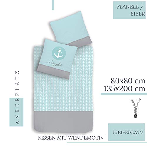 Bettwäsche von MTOnlinehandel Traumhelden im Anker Design