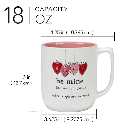 Set de 4 Mugs de cerámica Día de San Valentín 18 oz miniatura 3