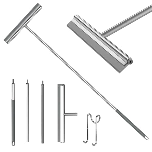 Tanniws Wasserschieber Bodenabzieher Dusche Edelstahl Duschabzieher Boden...