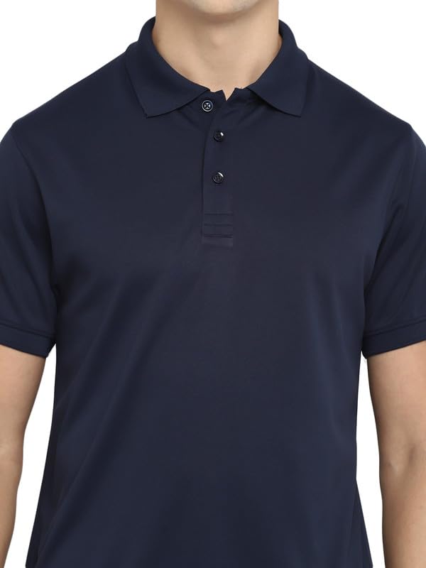 Image of Southern Alps Polo Collar T-Shirt with Moisture Wicking for Men