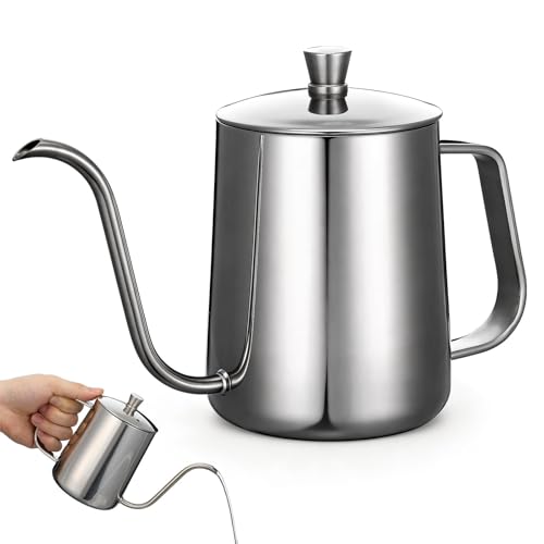Tetera de café para oficina con mango anti-calor y flujo estable 2