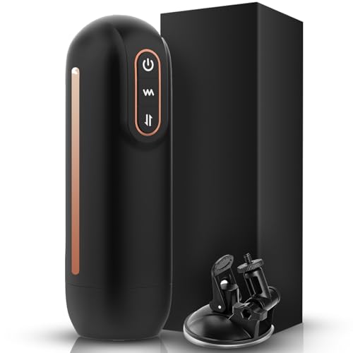 Automatic Stroking Sucking Masturebastorfor Men 7 Vibration Thrusting Machine & Rotating Adult Toy Bj Viboators Toys Male Masterburbatar Hands Free Pocket Puzzy Tight Underwear 011012704 (Suction cup)