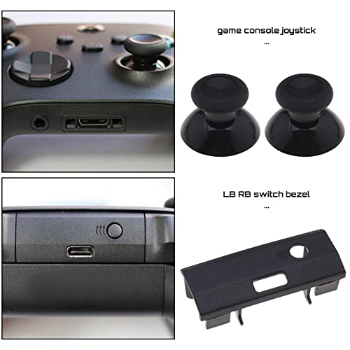 eMagTech Juego de Botones de Repuesto para Disparador de Parachoques LB RB LT RT Juego de Palanca de Mando Botones con Destornillador T6 T8 Kit Compatible con Xbox Series X Y S El Controlado - imagen 3