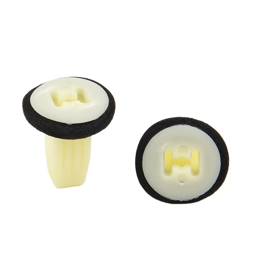 YTQMoreBNZ 10PS Tail Light Retainer Clips For Ford Focus MK2 04-11 Rear Lamp Replacement Tail White Automobiles Accessories