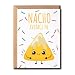 VKNDesigns Nacho Average Pa - Happy Birthday Card For Pa - Funny Pa Day Card - Greetings Card For Pa - Cute Card For Pa, White