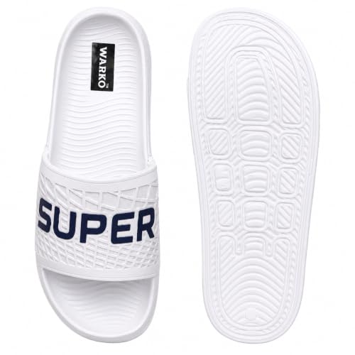 Image of WARKO Slippers For Men | Stylish Chappal For Boys | Soft Cushioned EVA Slides Slipper | Casual FlipFlop Daily Wear Footwear | Indoor Outdoor Use