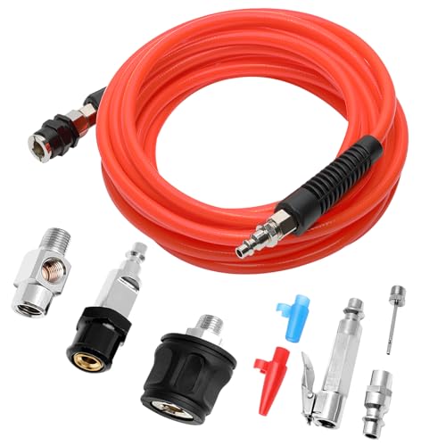 MARGAR 171302V2 23FT Portable Tire Inflation Kit Compatible with ARB 171302V2 & 171302, Fit for ARB CKMA12 and CKMTA24 Twin Compressors with 8 Types Quick Fittings & High-Temperature Air Hose
