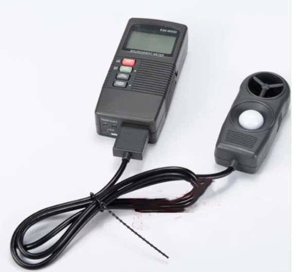 EM9000 Multi in One EnvironmentalTester Wind Speed, Airflow Temp Humidity Illumination Air PressureTemp EnvironmentalMETER