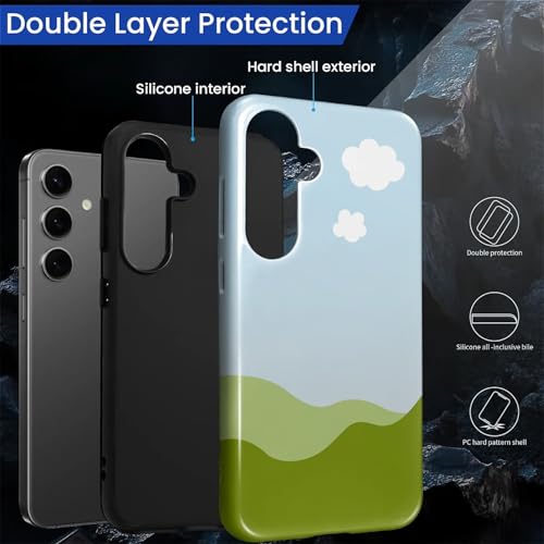 Coque Samsung S25 Plus verte antichoc double couche