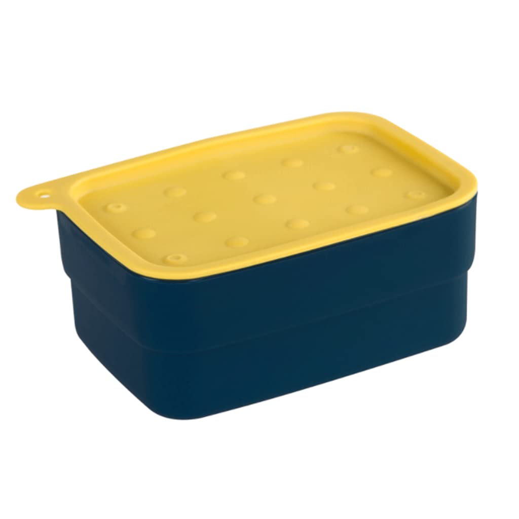 soap box holder, Soap Dish Holder,SoapTray,Self-Draining Multifunctional with Lid, Portable Travel
